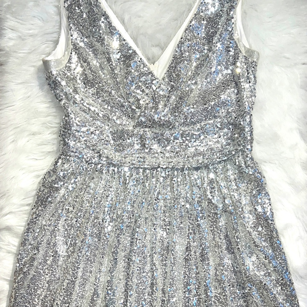 Kate Kasin Sequin Bridesmaid Evening Dresser